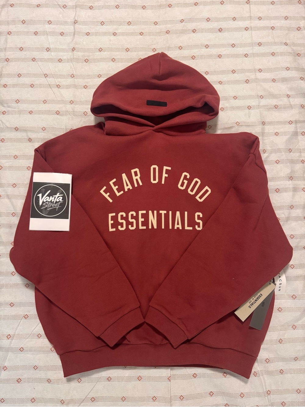 FOG Essentials Hoodie in Cimson